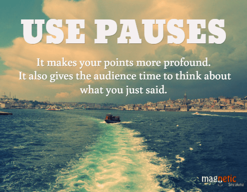 Remember to pause