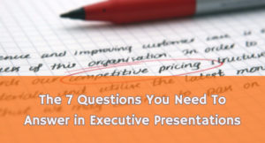 Executive presentations